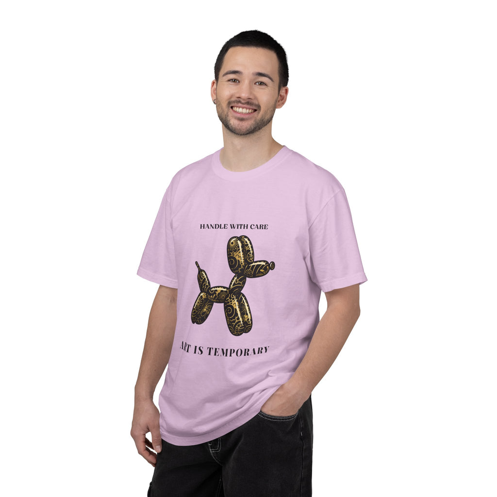Art Is Temporary Balloon Dog T-Shirt — Handle With Care Graphic Tee