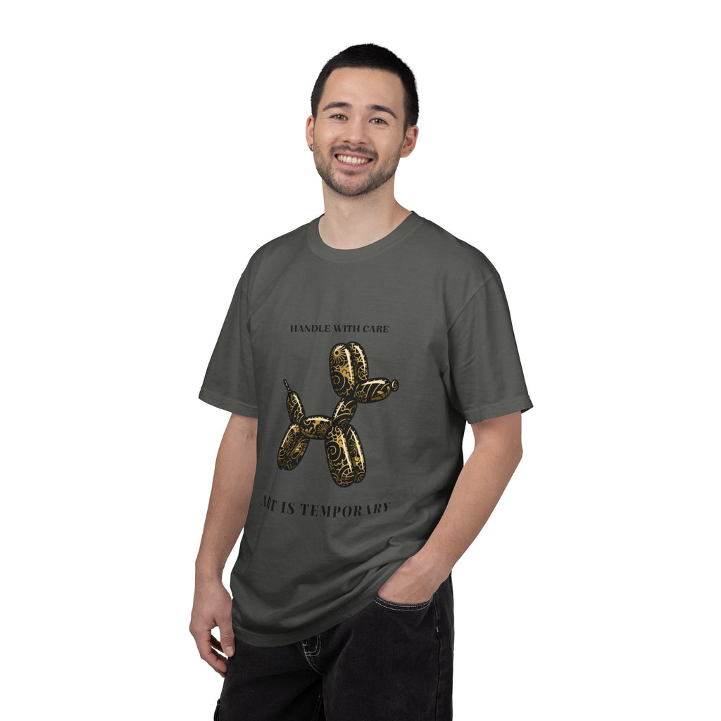 Art Is Temporary Balloon Dog T-Shirt — Handle With Care Graphic Tee