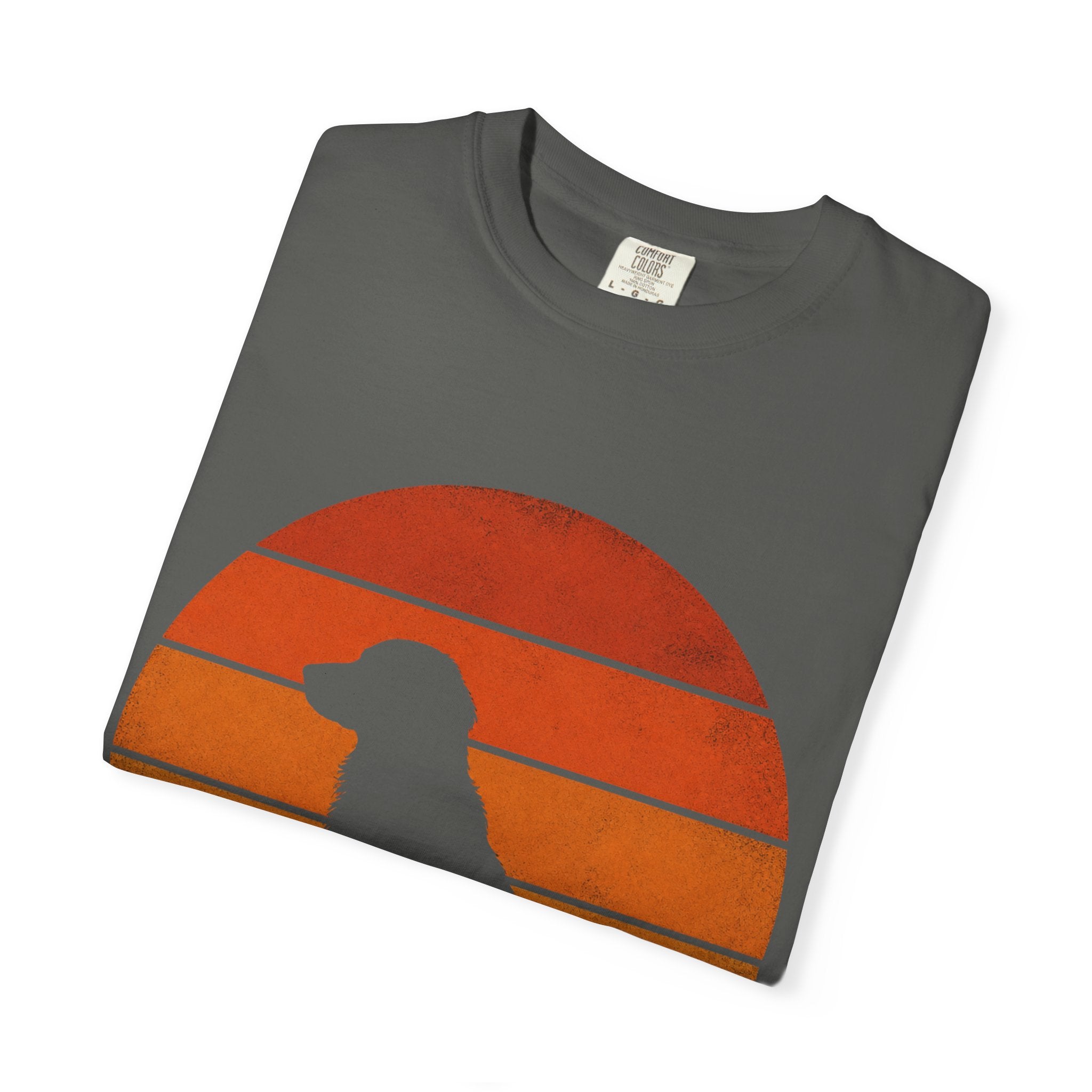 Dog Silhouette Sunset T-Shirt