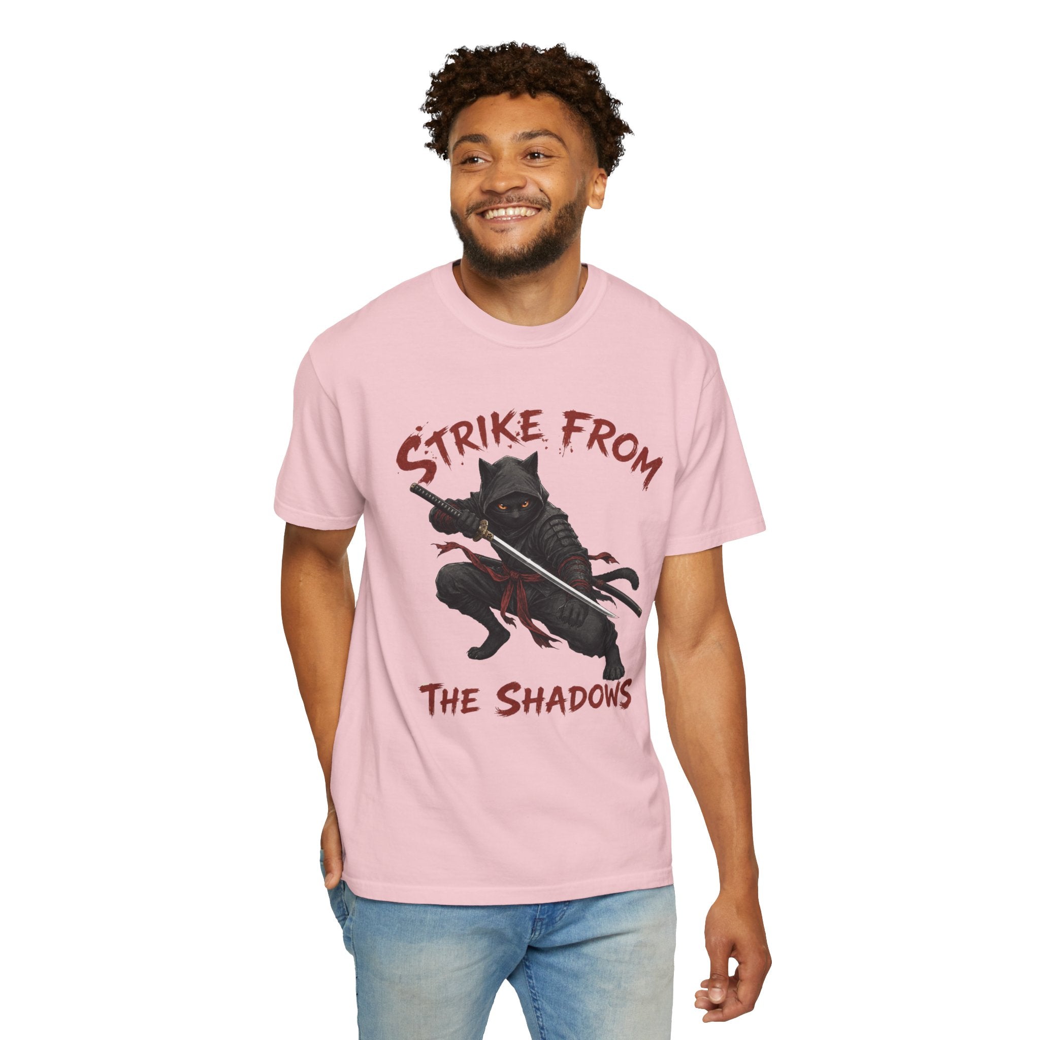 Strike From The Shadows Ninja Cat T-Shirt