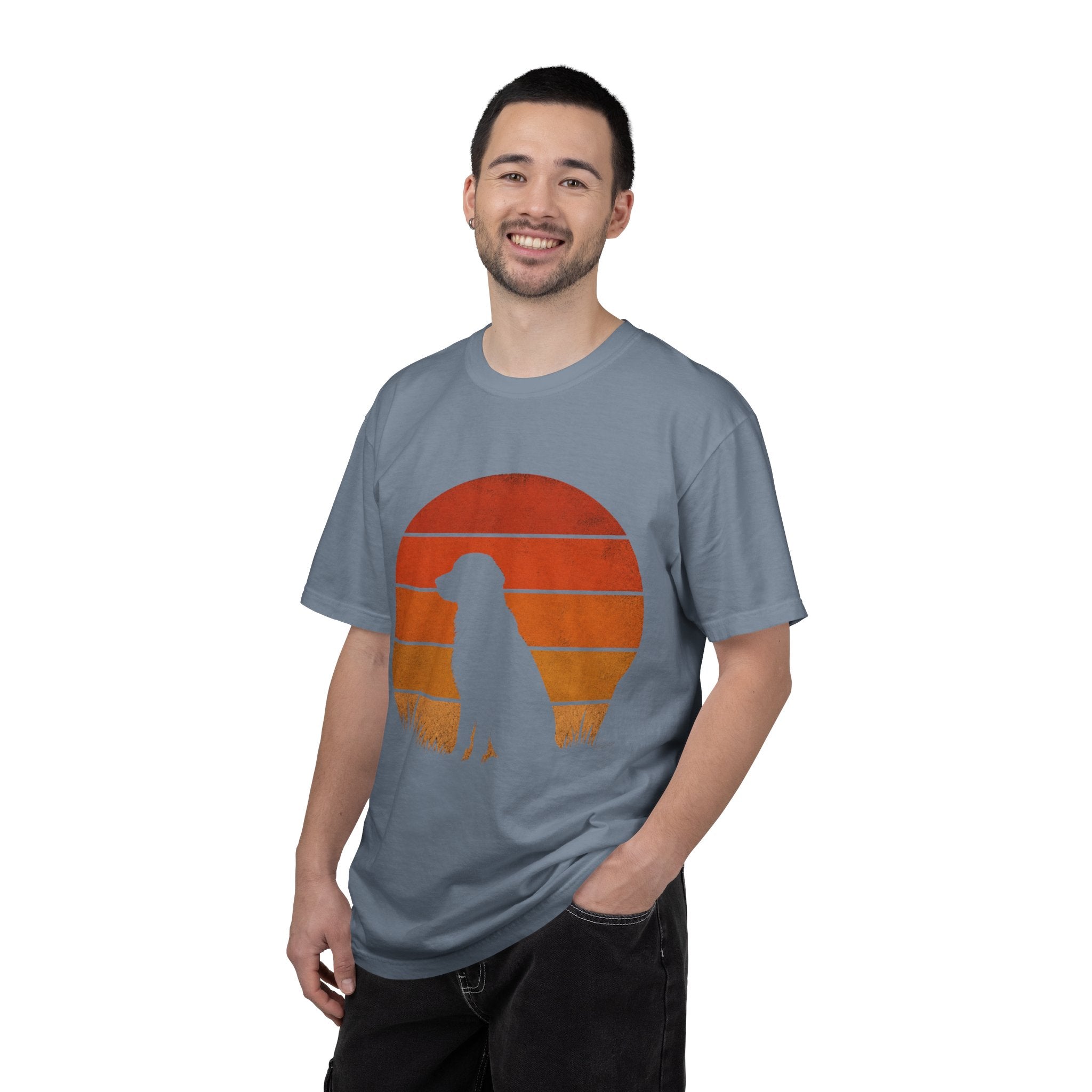 Dog Silhouette Sunset T-Shirt