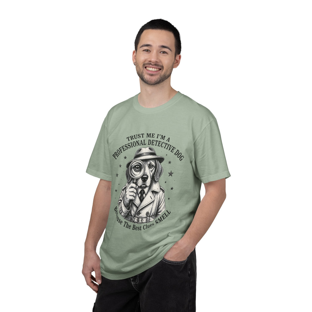 Detective Dog T-Shirt — "Trust Me I'm a Professional Detective Dog" Graphic Tee