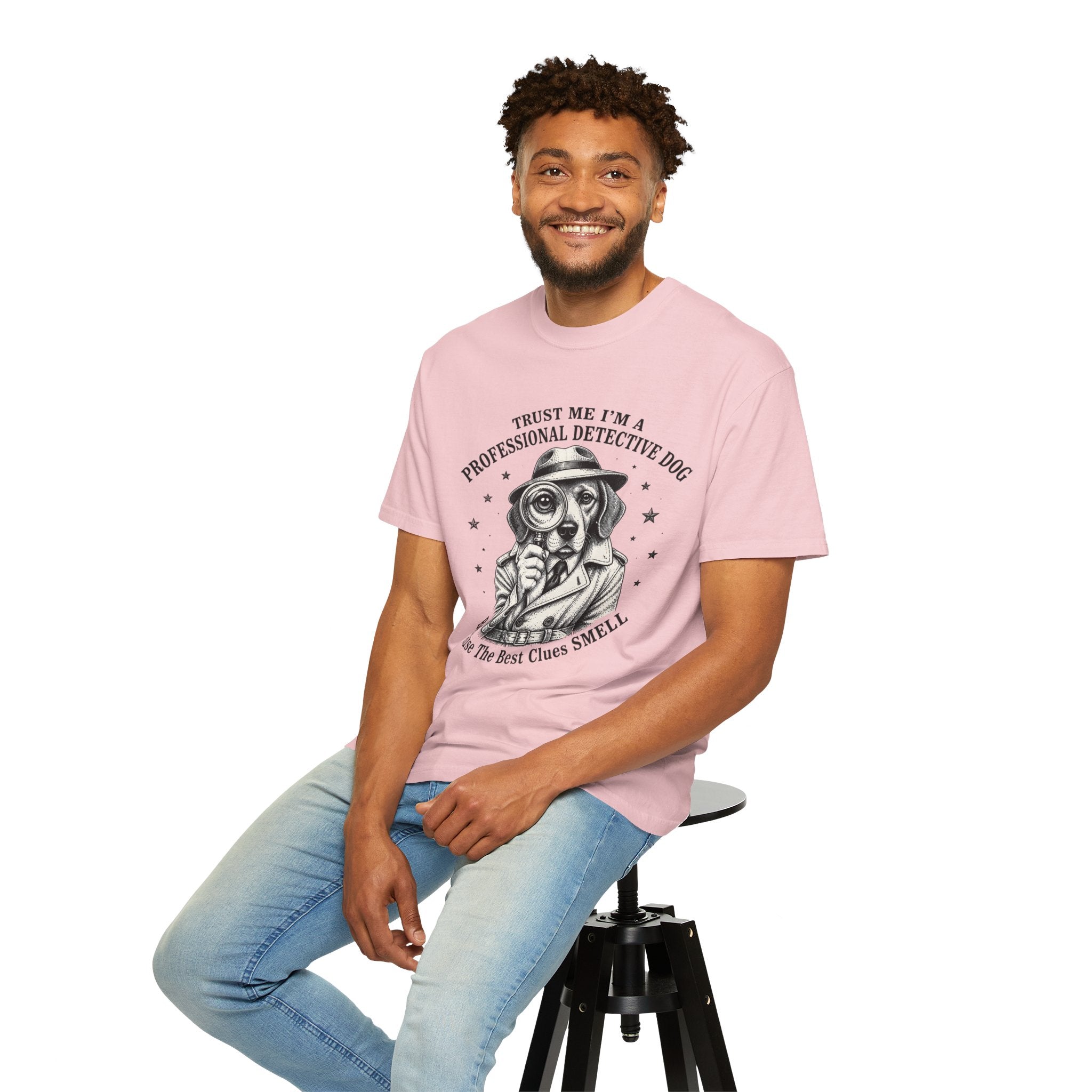 Detective Dog T-Shirt — "Trust Me I'm a Professional Detective Dog" Graphic Tee