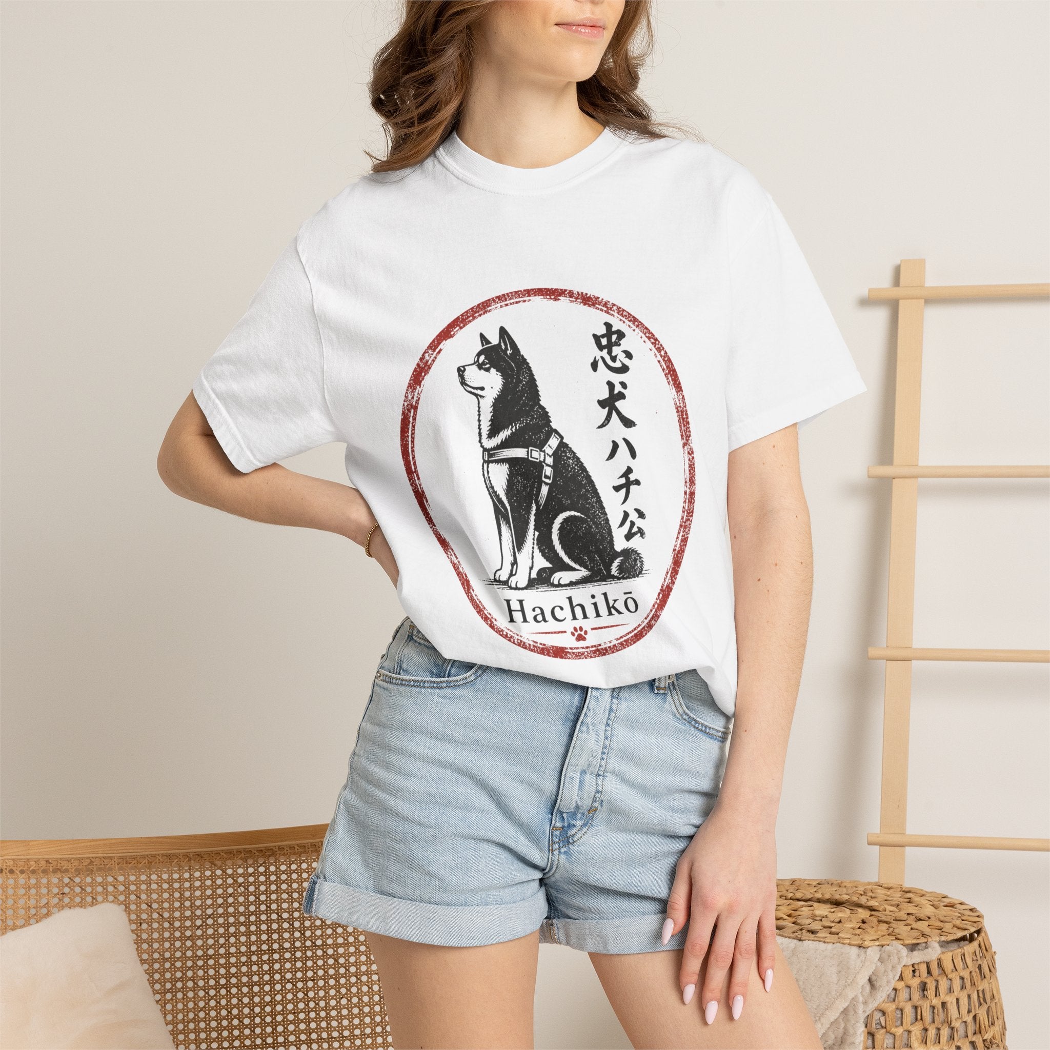 Hachiko Loyalty Dog T-Shirt — Japanese Akita Tribute Tee