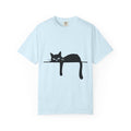 Grumpy Black Cat Silhouette T-Shirt
