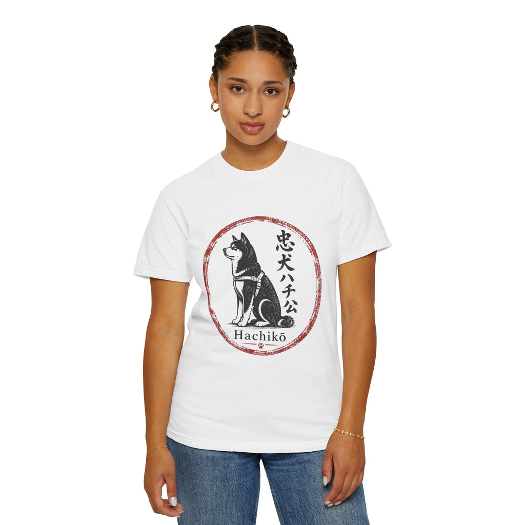 Hachiko Loyalty Dog T-Shirt — Japanese Akita Tribute Tee