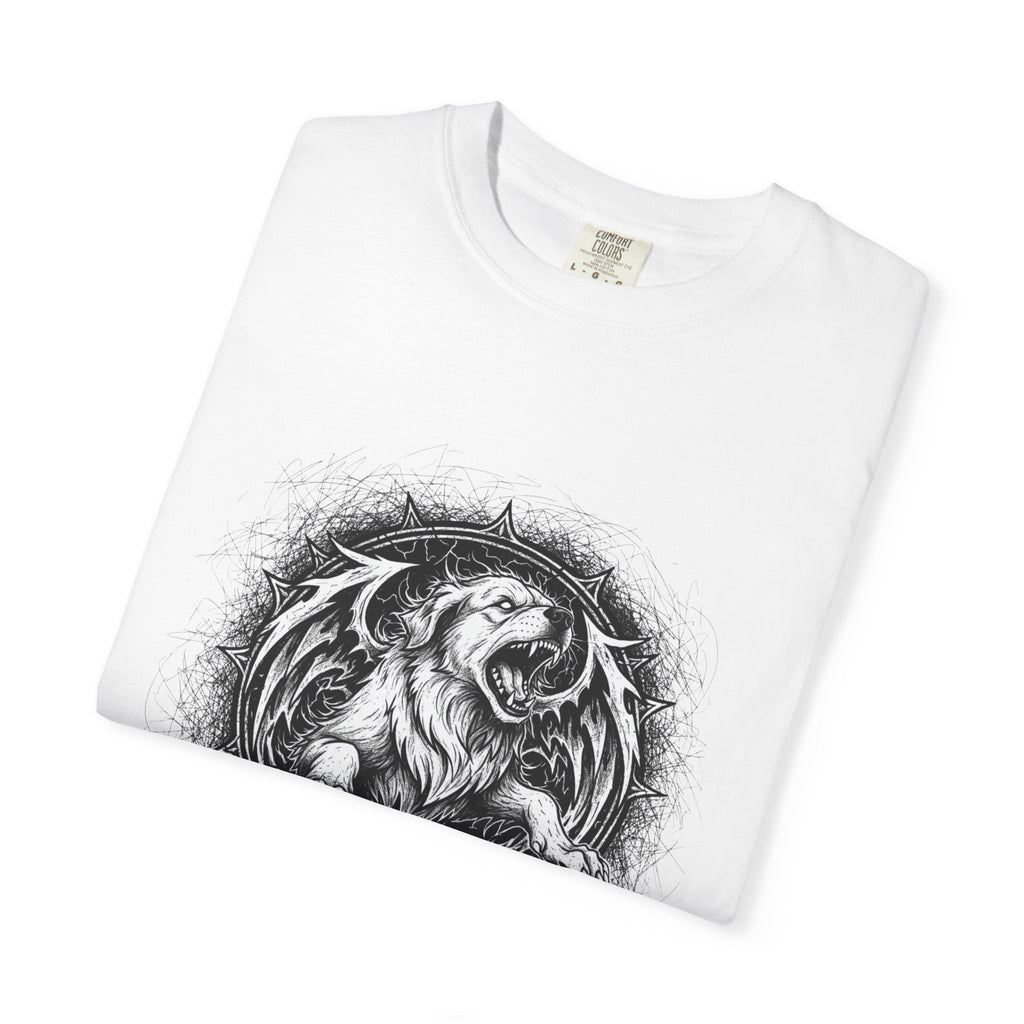 The "Canine Crusher" Heavy Metal Thrash Dog Tee