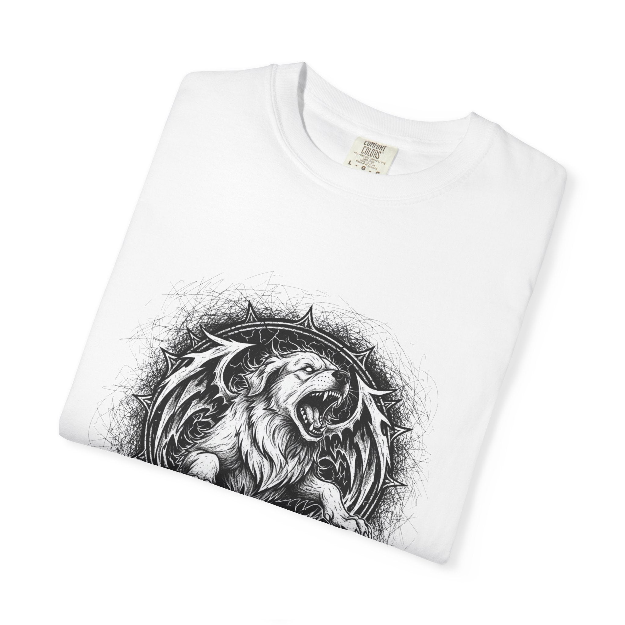 The "Canine Crusher" Heavy Metal Thrash Dog Tee