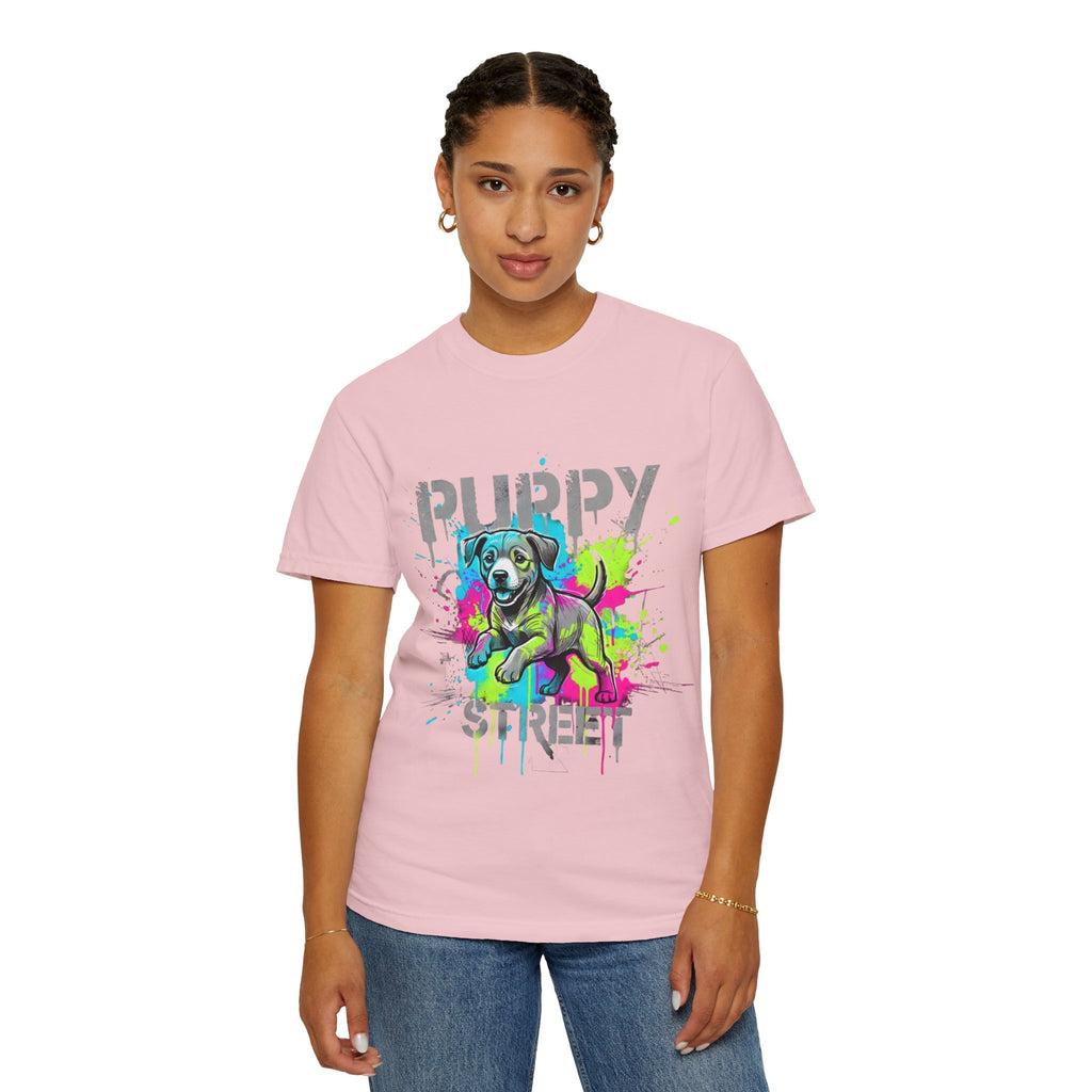 Jack Russell Puppy Street Art T-Shirt