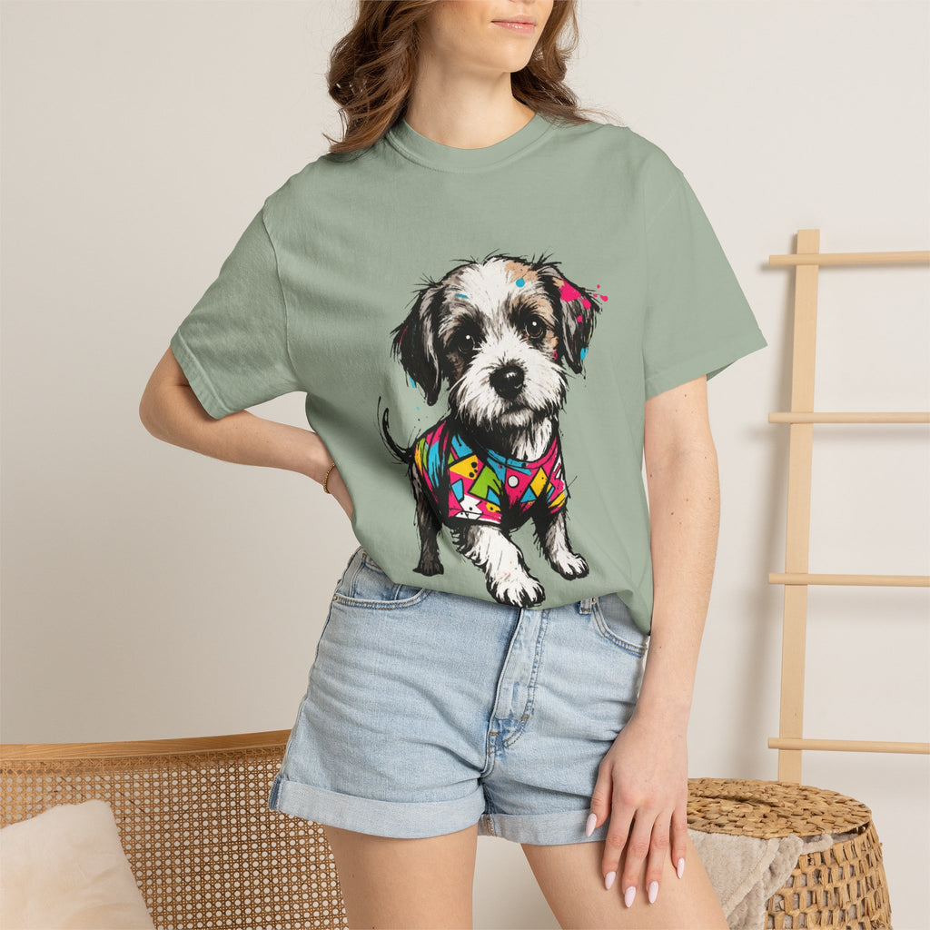 Shih Tzu Puppy Retro 90s Graphic T-Shirt