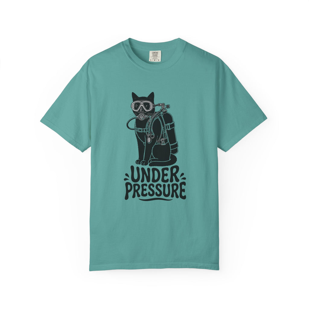 Sleepy Grumpy Cat Tee — Minimal Silhouette Lounging Cat T-Shirt