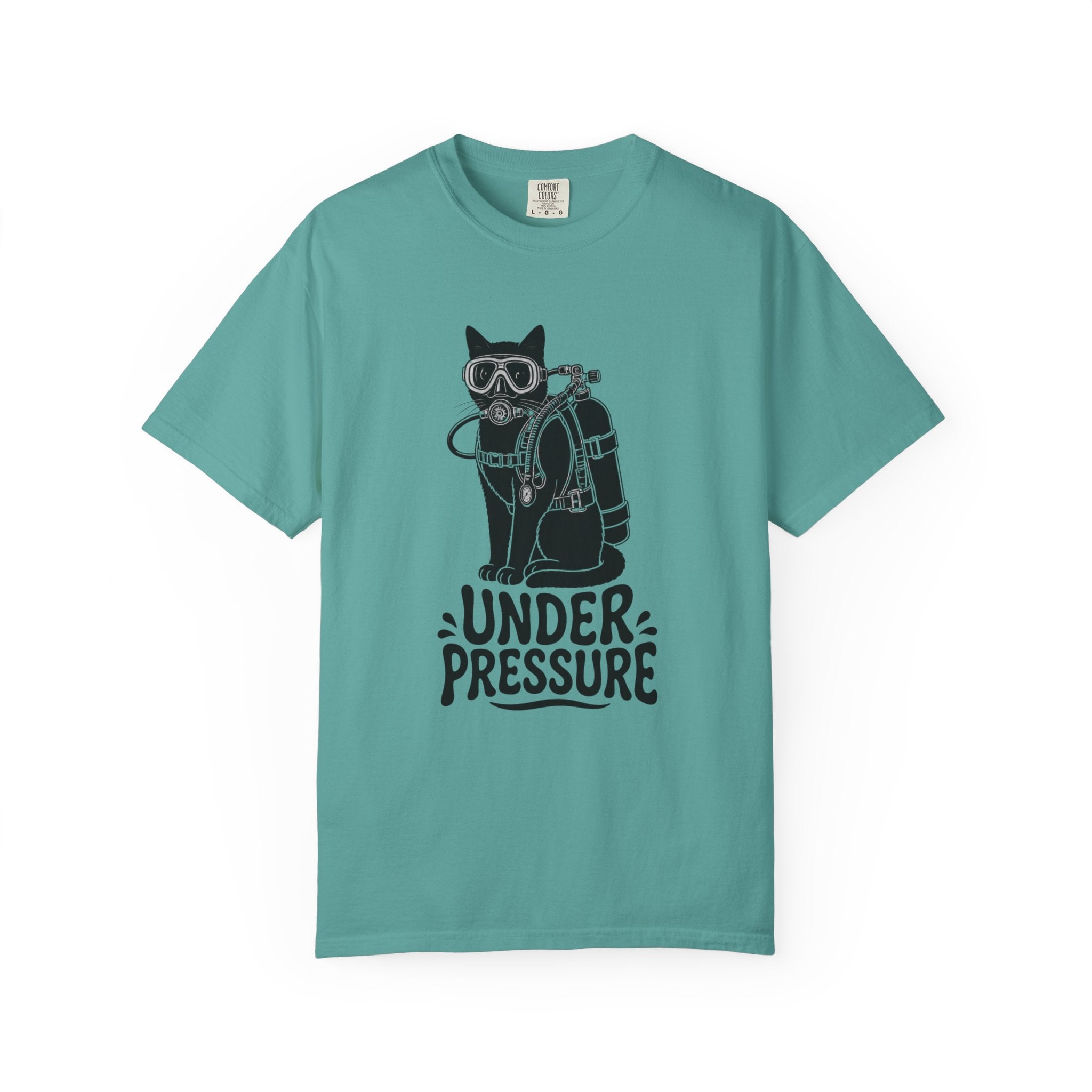 Sleepy Grumpy Cat Tee — Minimal Silhouette Lounging Cat T-Shirt