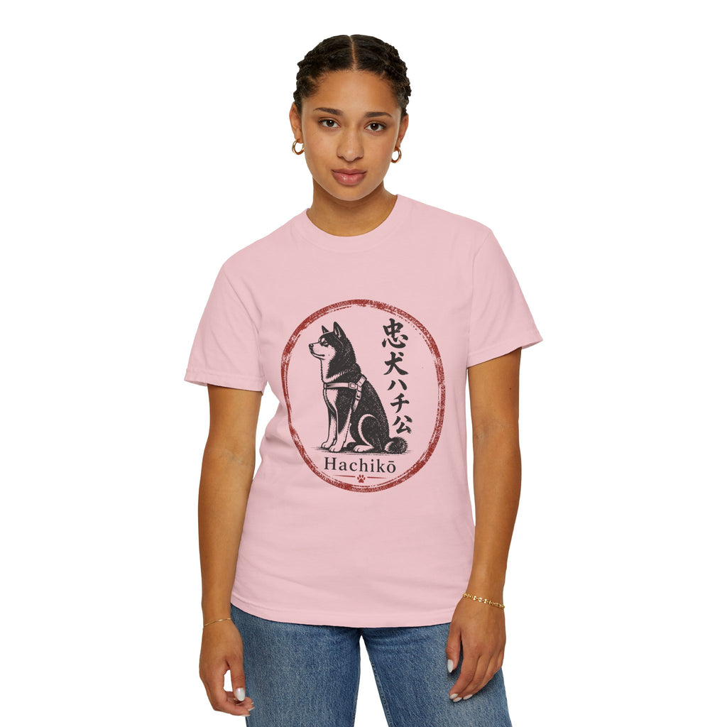 Hachiko Loyalty Dog T-Shirt — Japanese Akita Tribute Tee