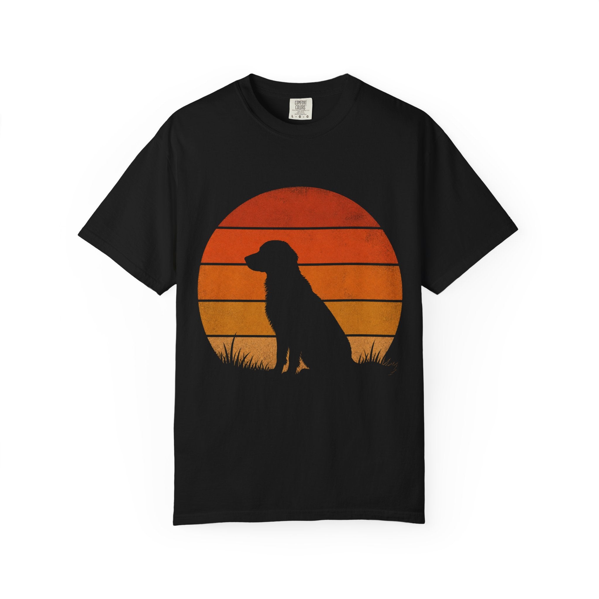 Dog Silhouette Sunset T-Shirt