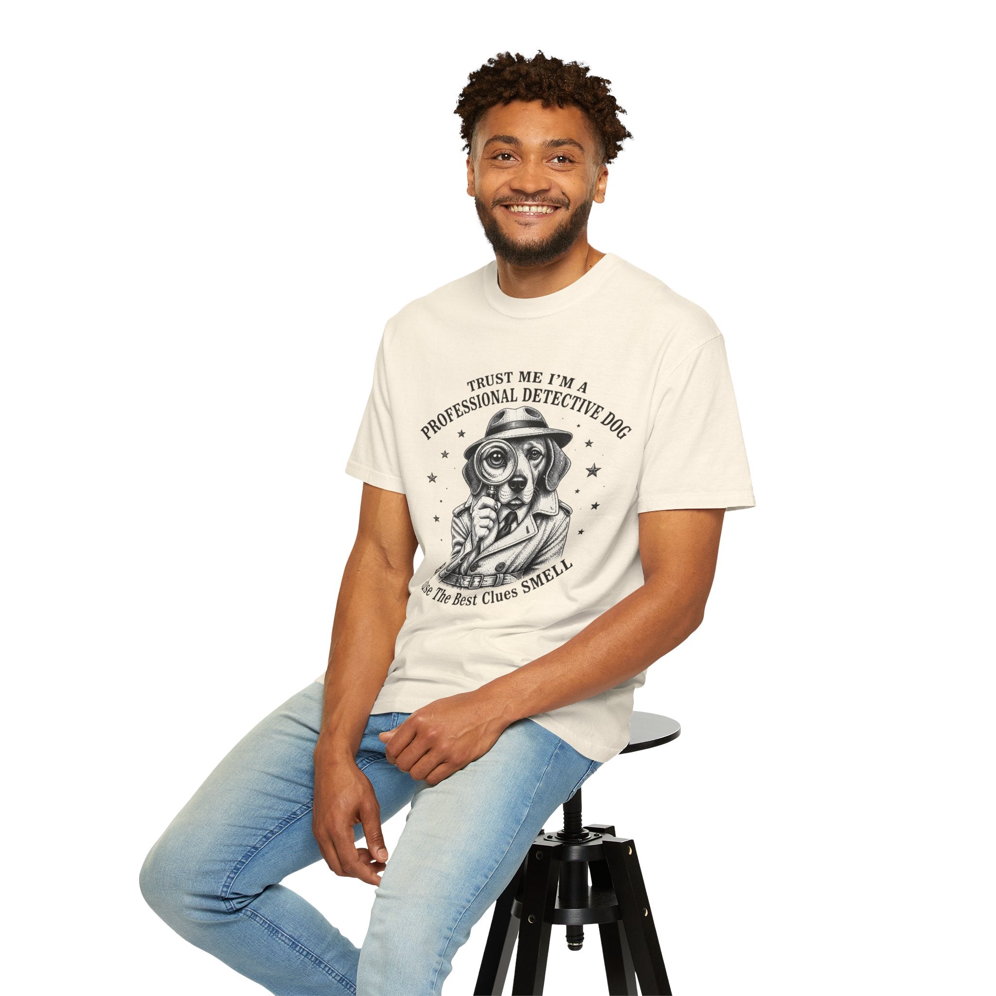 Detective Dog T-Shirt — "Trust Me I'm a Professional Detective Dog" Graphic Tee