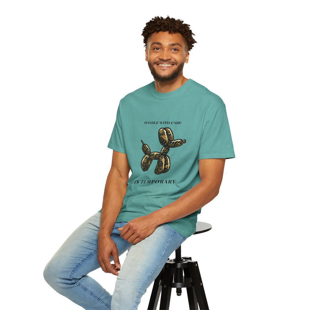 Art Is Temporary Balloon Dog T-Shirt — Handle With Care Graphic Tee
