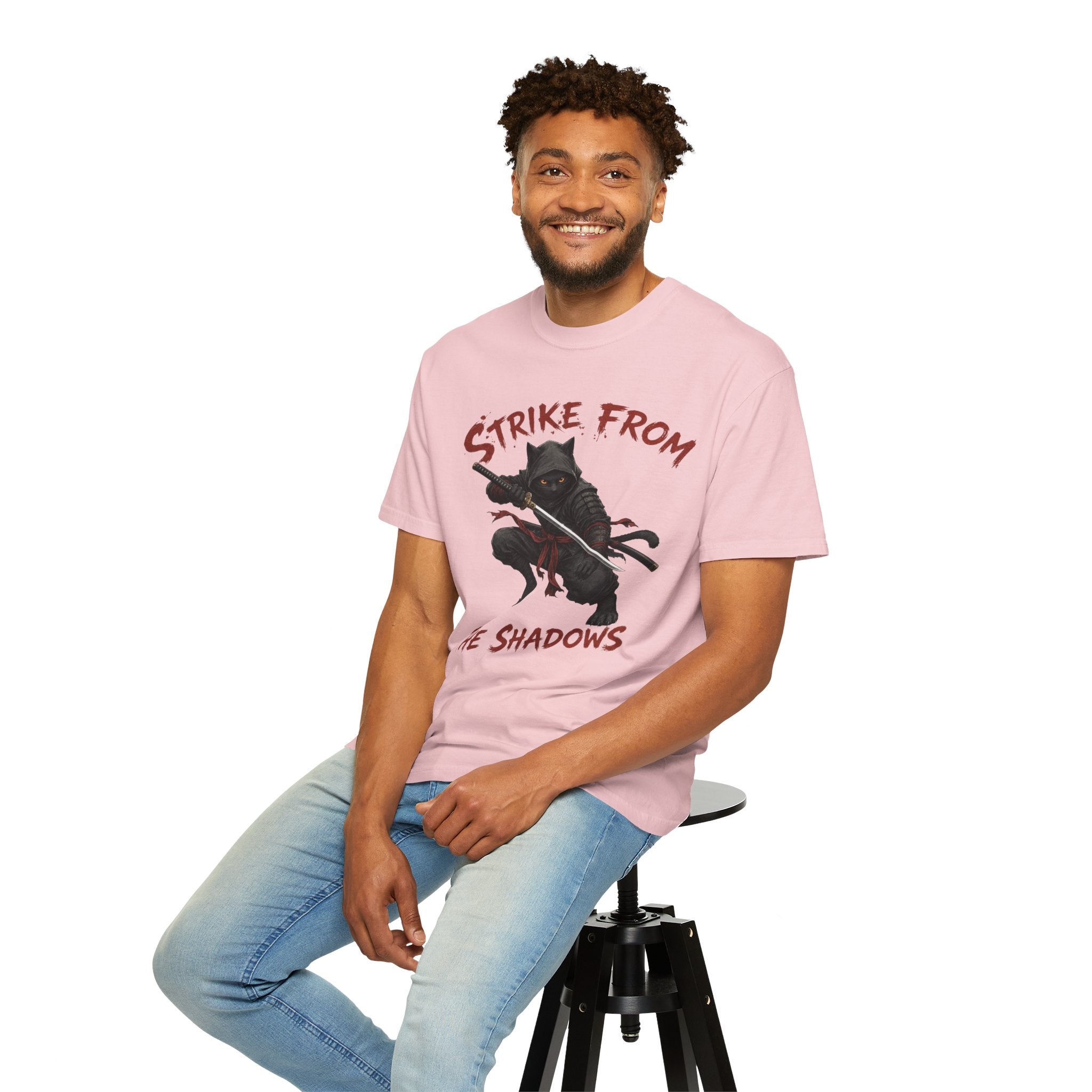 Strike From The Shadows Ninja Cat T-Shirt