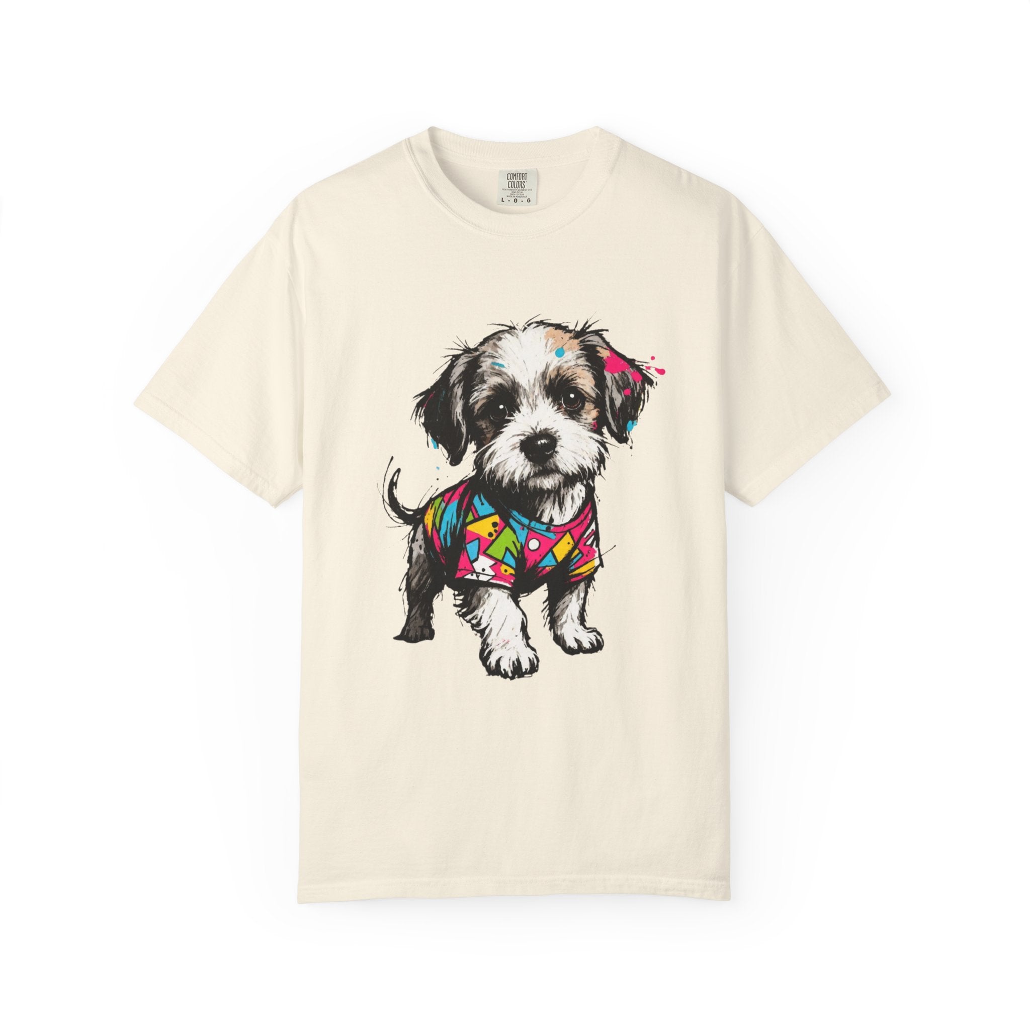 Shih Tzu Puppy Retro 90s Graphic T-Shirt