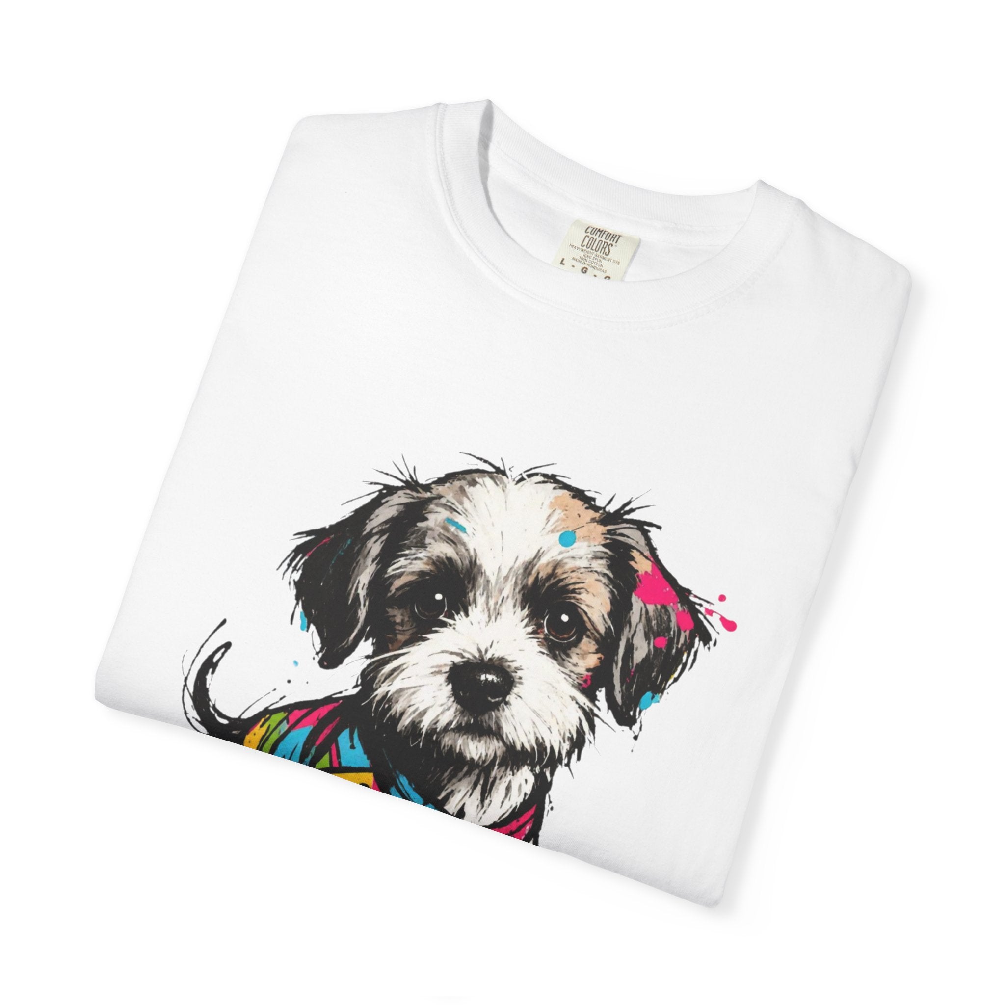 Shih Tzu Puppy Retro 90s Graphic T-Shirt