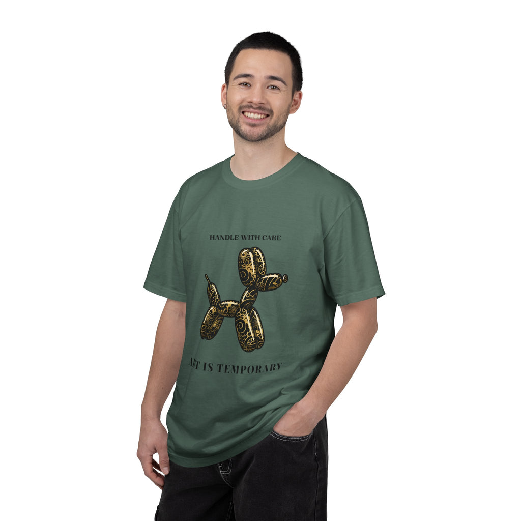 Art Is Temporary Balloon Dog T-Shirt — Handle With Care Graphic Tee