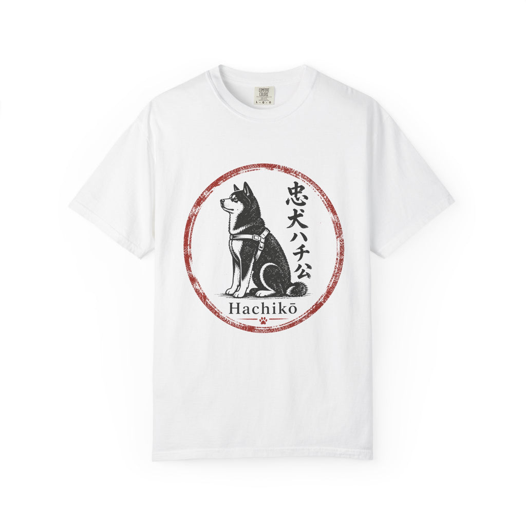 Hachiko Loyalty Dog T-Shirt — Japanese Akita Tribute Tee