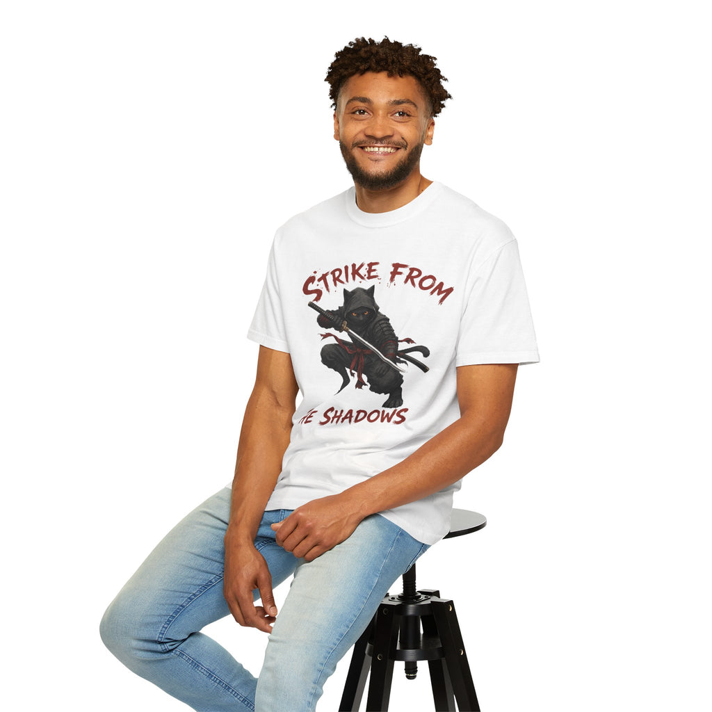 Strike From The Shadows Ninja Cat T-Shirt