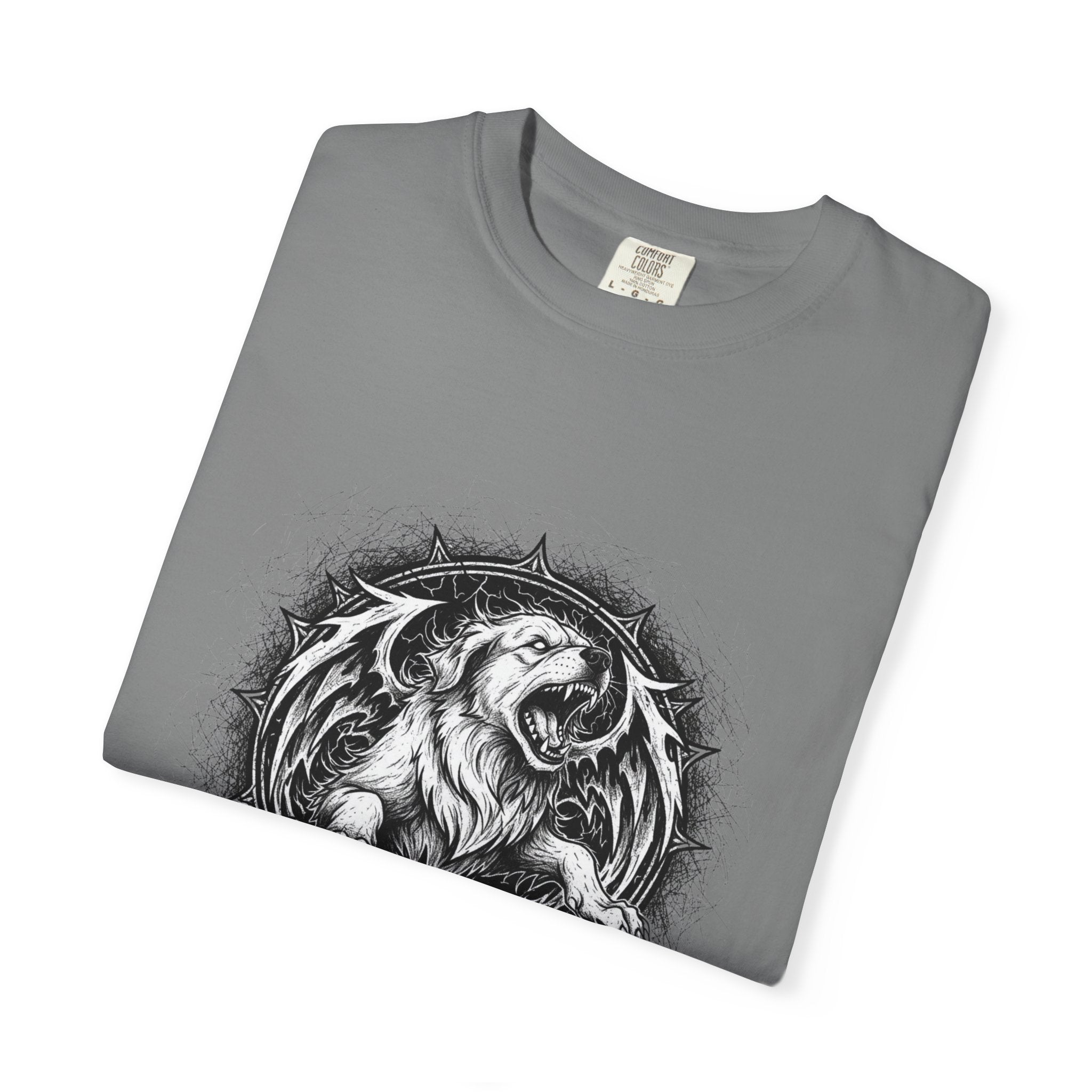 The "Canine Crusher" Heavy Metal Thrash Dog Tee