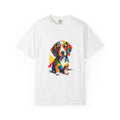 Beagle Pop Art T-Shirt — Colorful Mosaic Hound Puppy Graphic