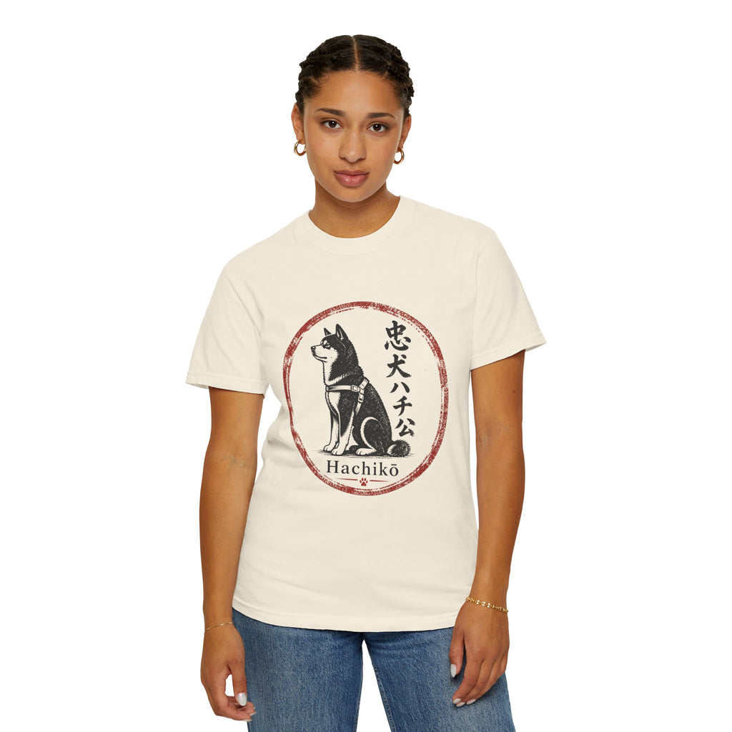 Hachiko Loyalty Dog T-Shirt — Japanese Akita Tribute Tee