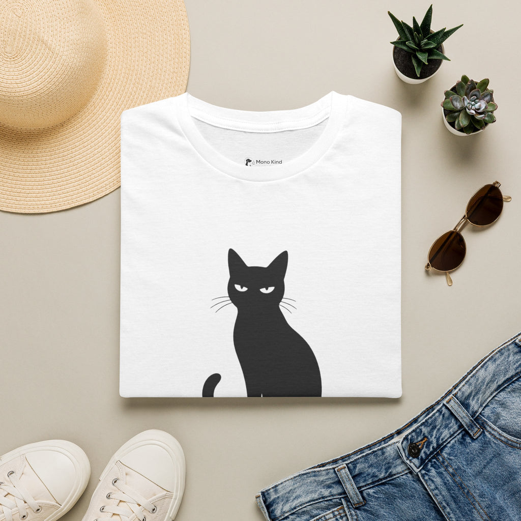 Cat T-Shirt — "I Heard You. I Ignored You." Funny Black Cat Tee for Cat Lovers