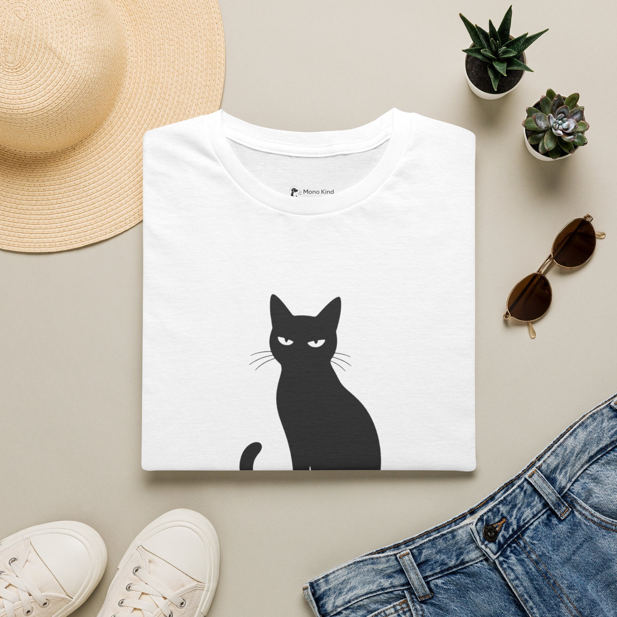 Cat T-Shirt — "I Heard You. I Ignored You." Funny Black Cat Tee for Cat Lovers