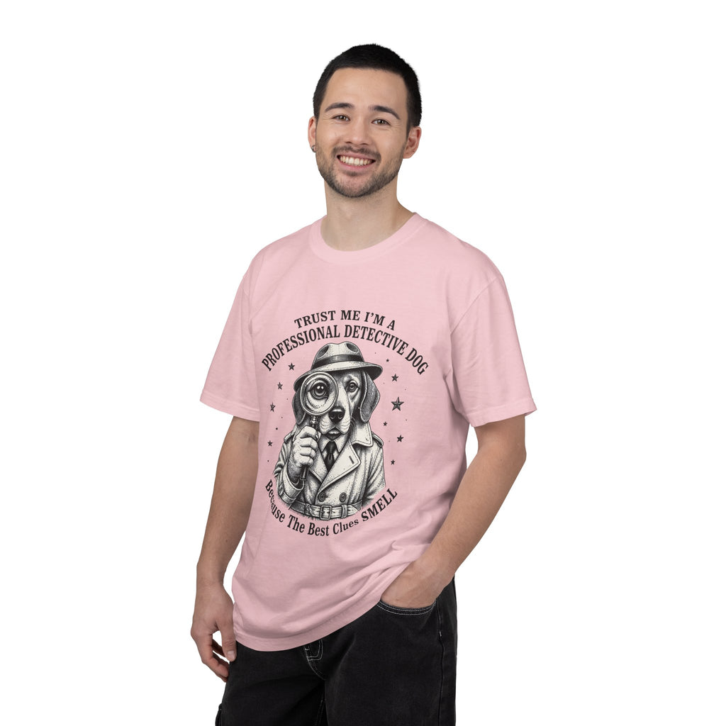 Detective Dog T-Shirt — "Trust Me I'm a Professional Detective Dog" Graphic Tee
