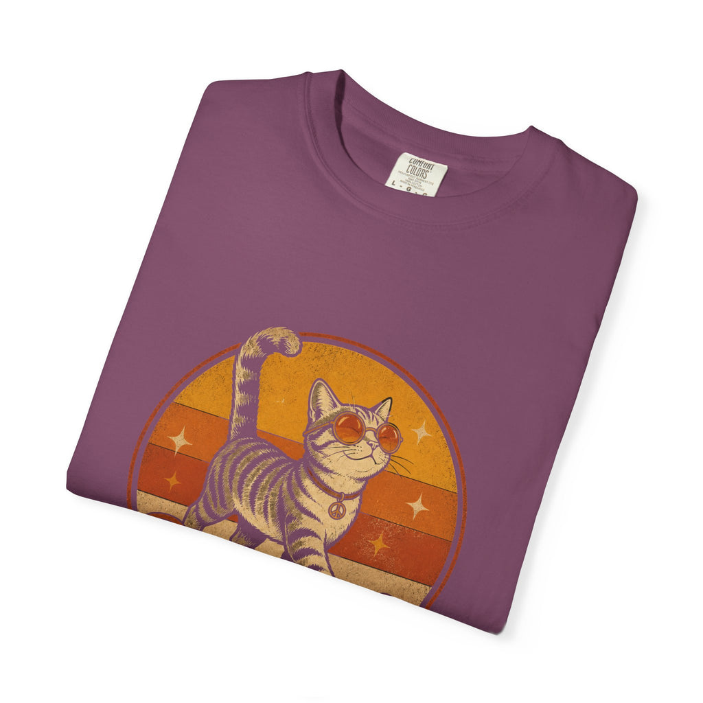 Stay Pawsitive Retro Cat T-Shirt