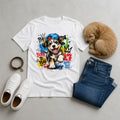 Puppy Graffiti T-Shirt – "Born to Play" Cute Good Boy Tee