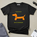 T‑Shirt — 'Handle With Care: Art Is Temporary' Balloon Dog Graphic