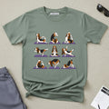 Cute Dog Yoga Poses T-Shirt