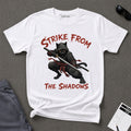 Strike From The Shadows Ninja Cat T-Shirt