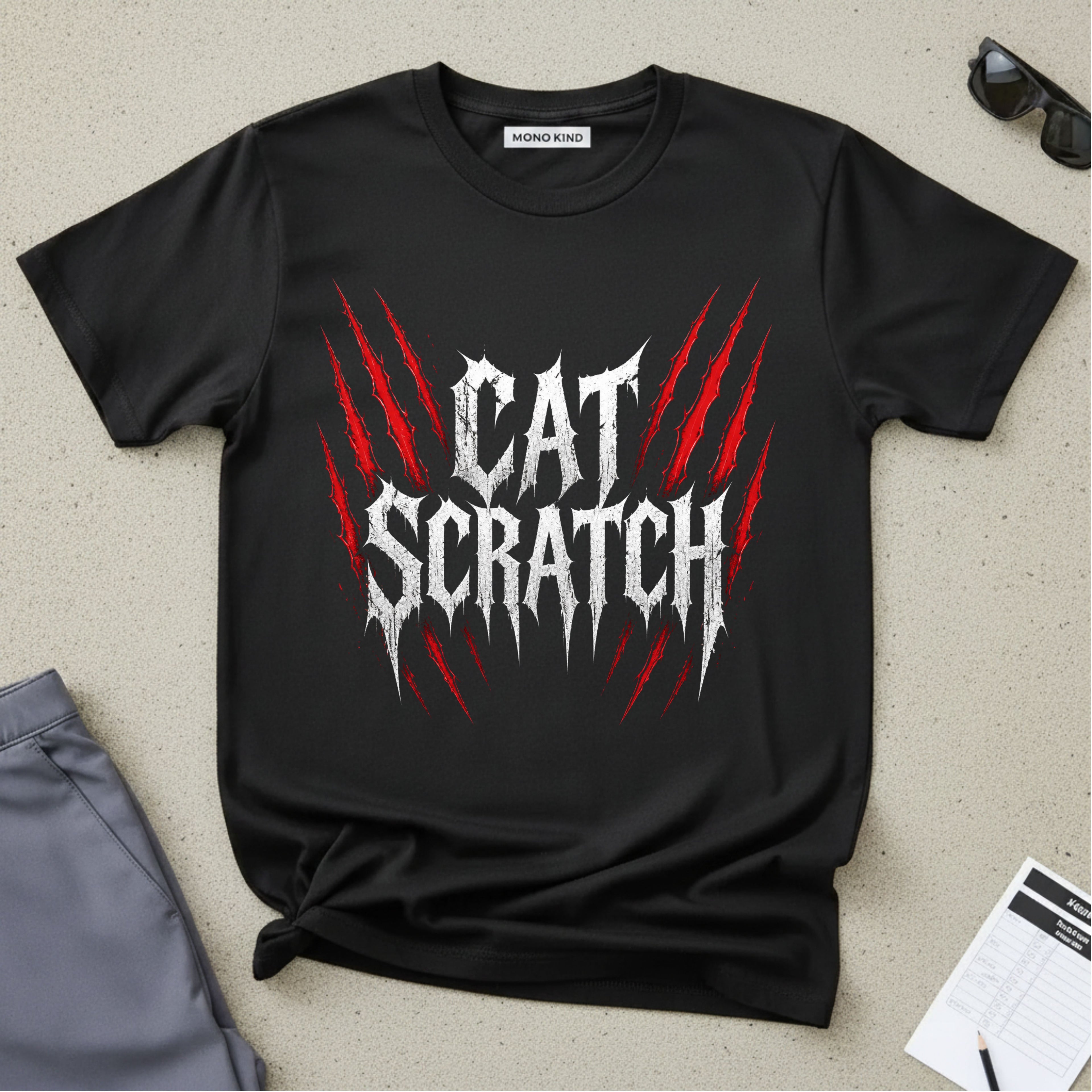 Cat Scratch Deathcore T-Shirt