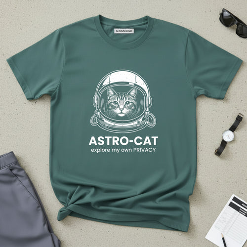 Astro-Cat Tabby Helmet T-Shirt