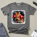 Orange Tabby Boxing Cat T-Shirt
