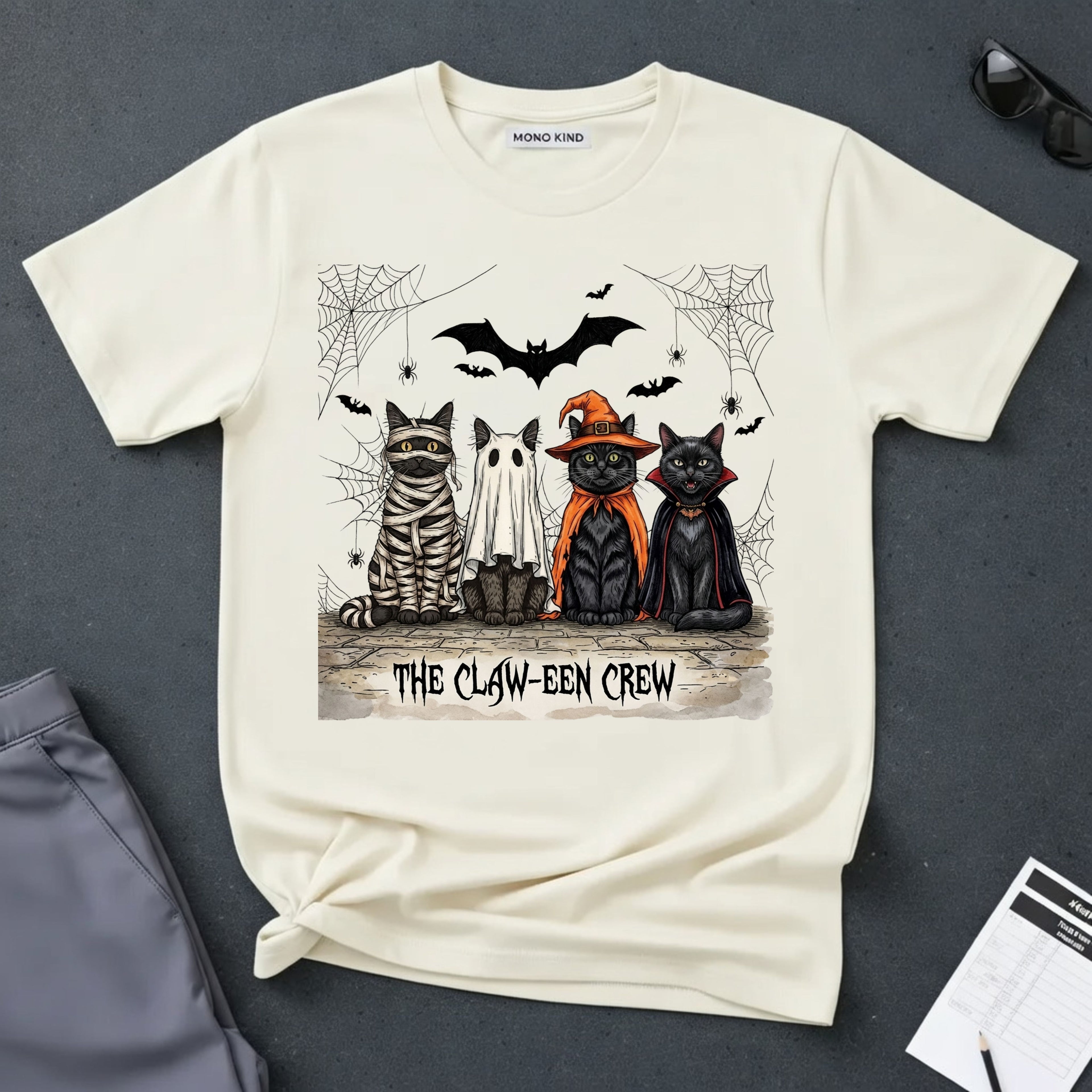 Halloween Cat Costume T-Shirt