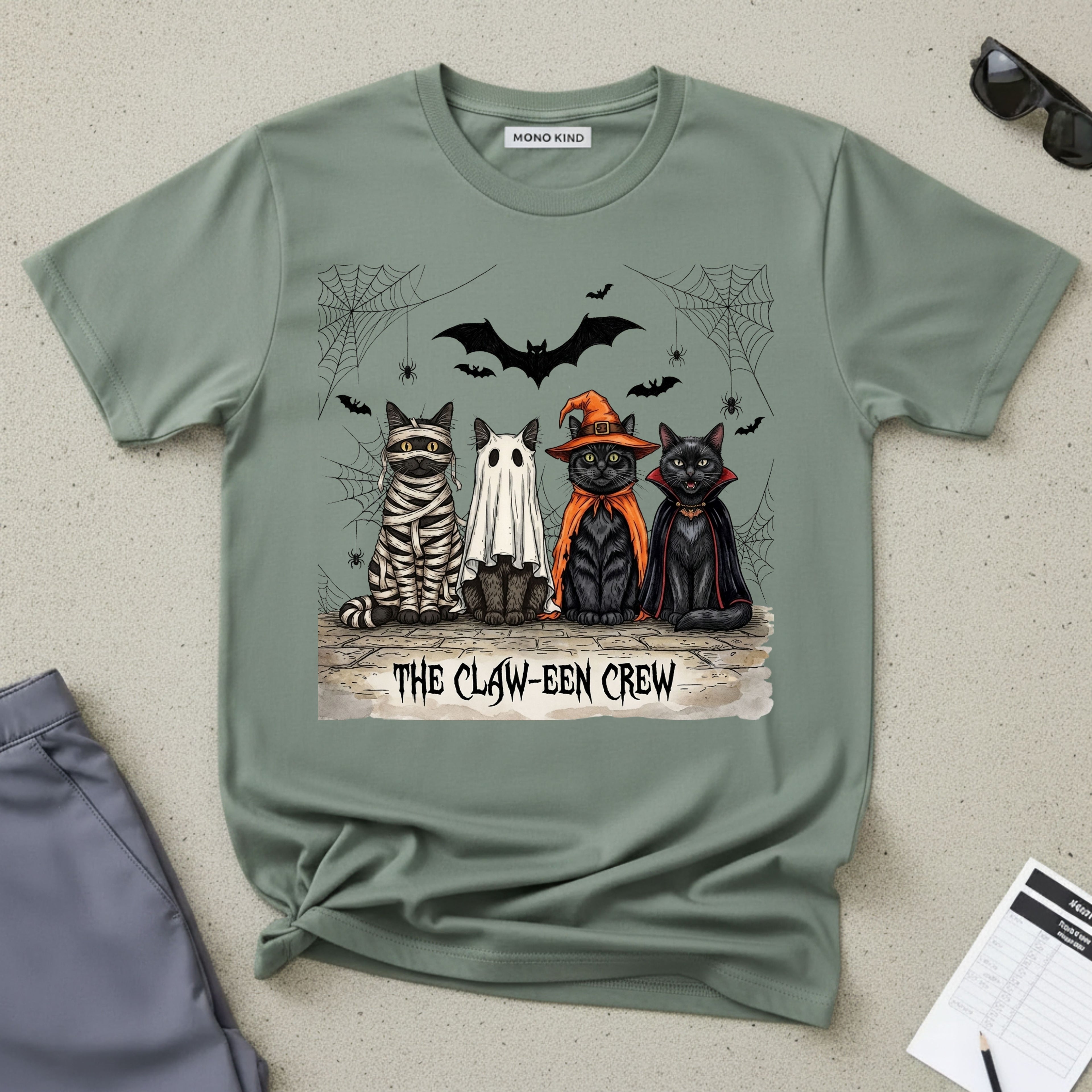 Halloween Cat Costume T-Shirt