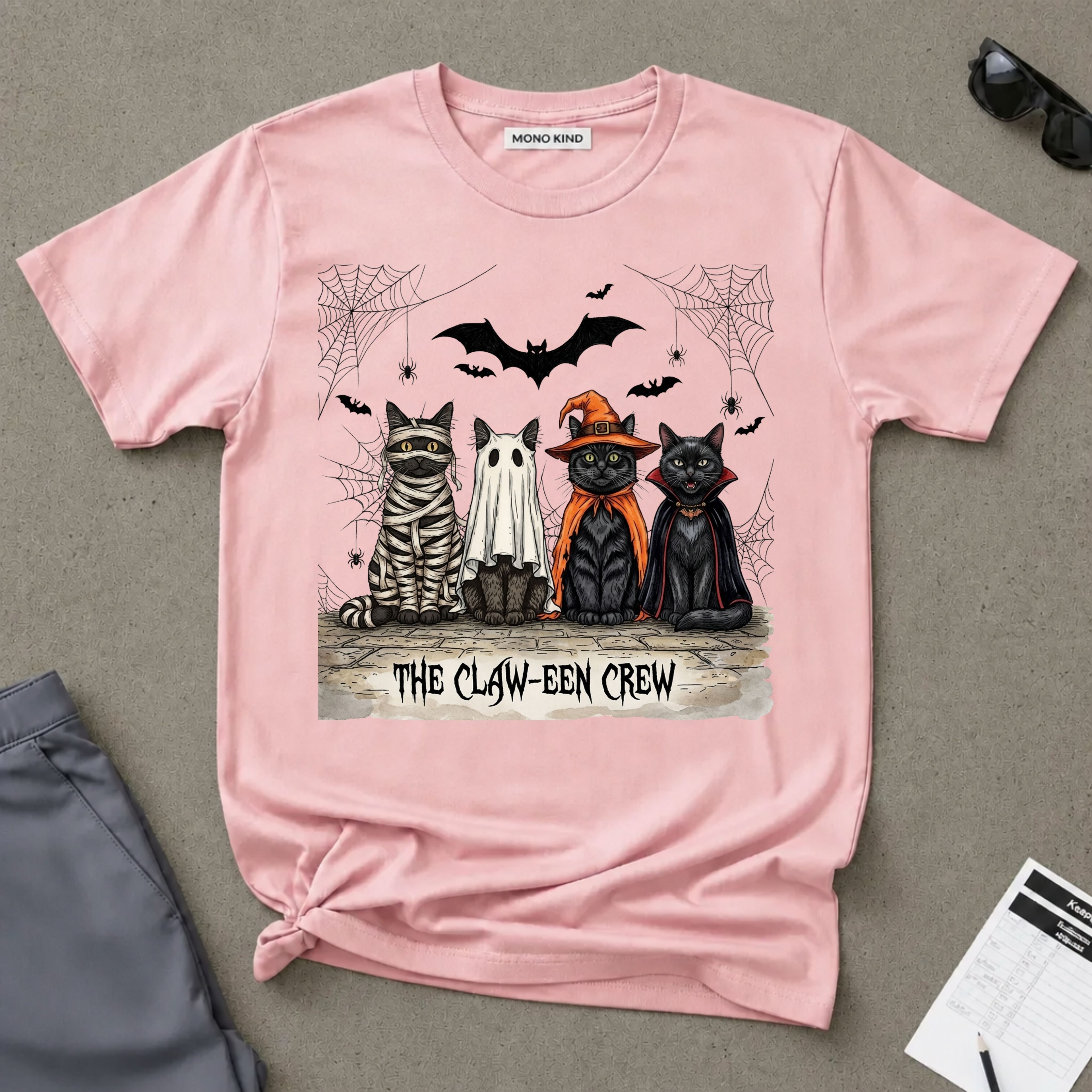 Halloween Cat Costume T-Shirt
