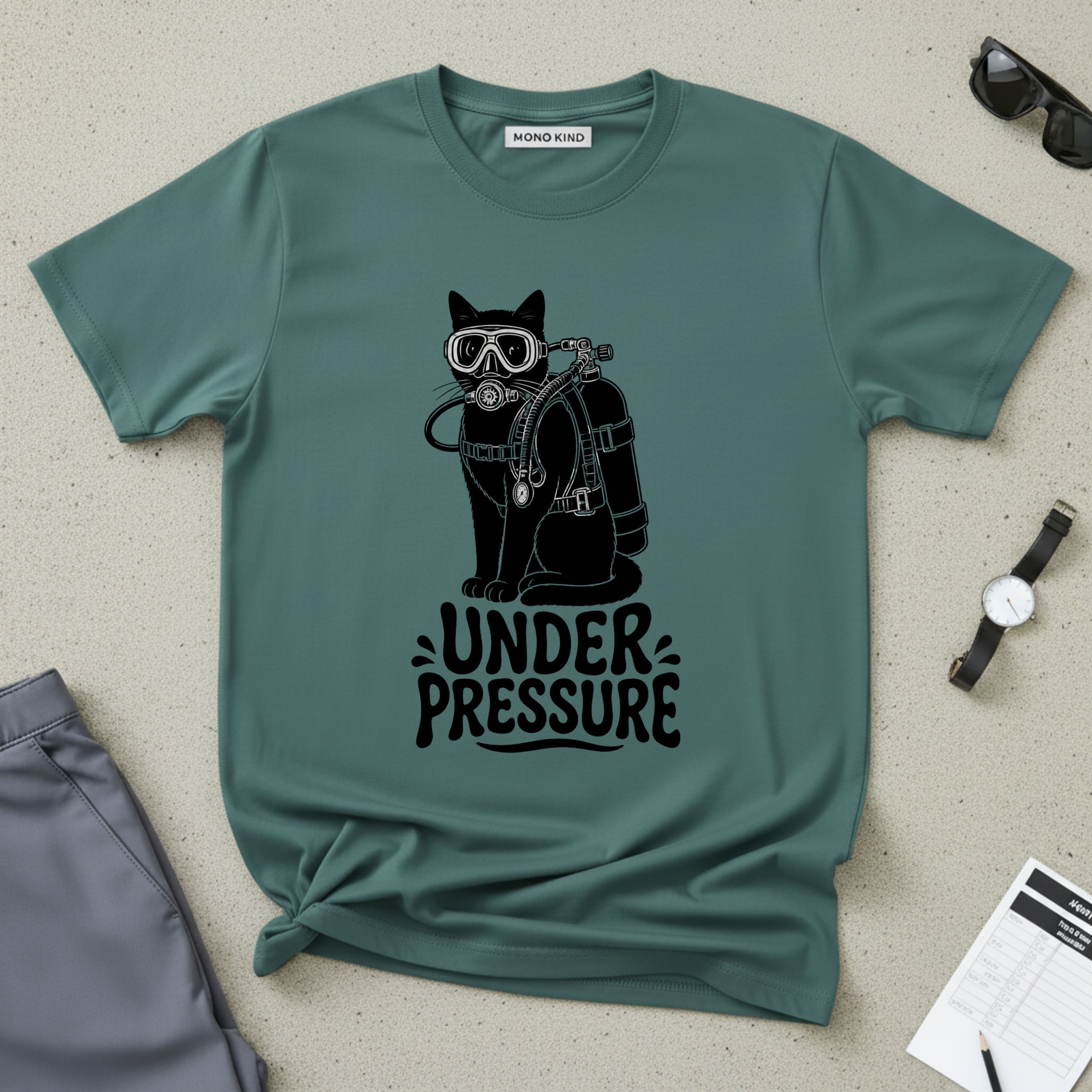 Under Pressure Cat T-Shirt
