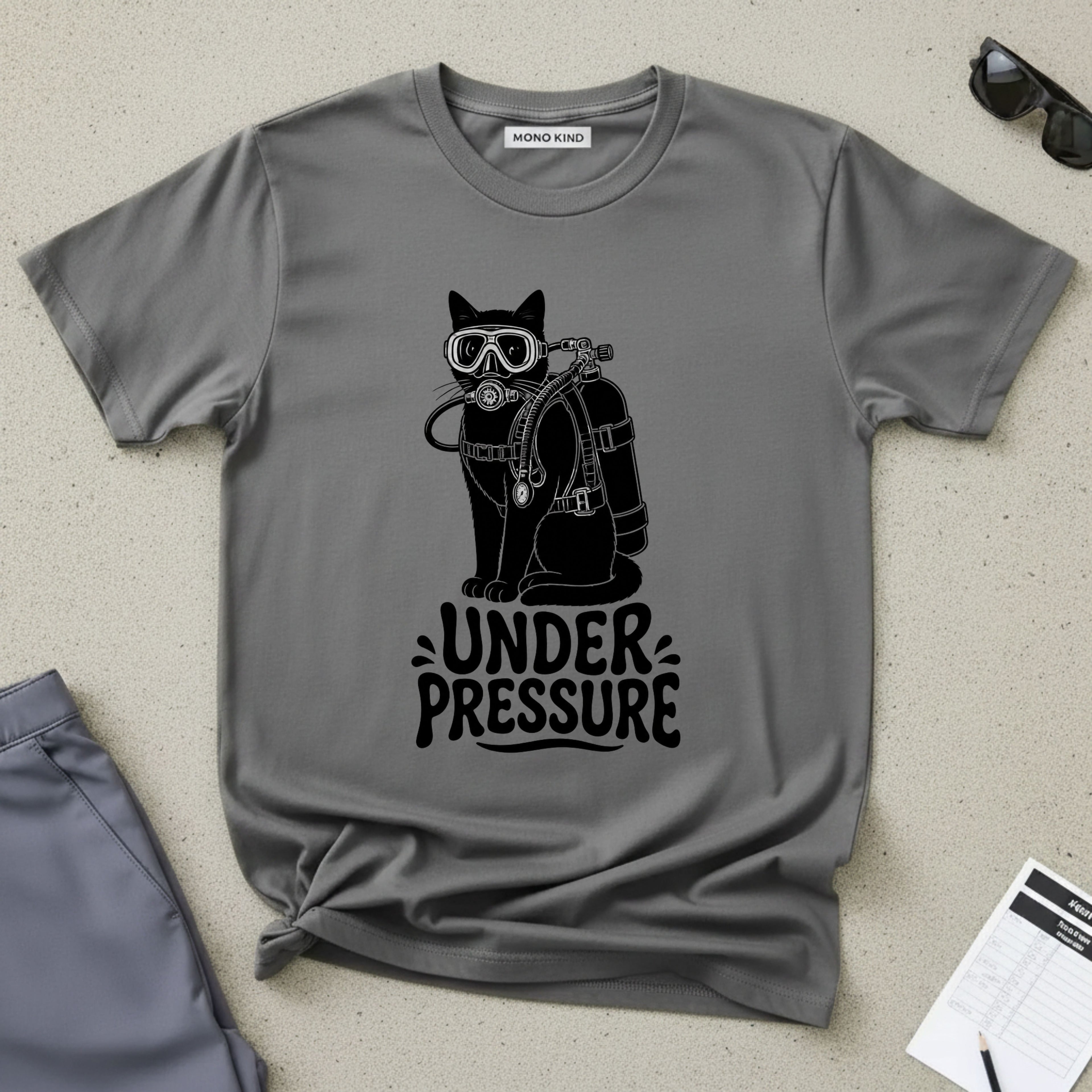 Under Pressure Cat T-Shirt