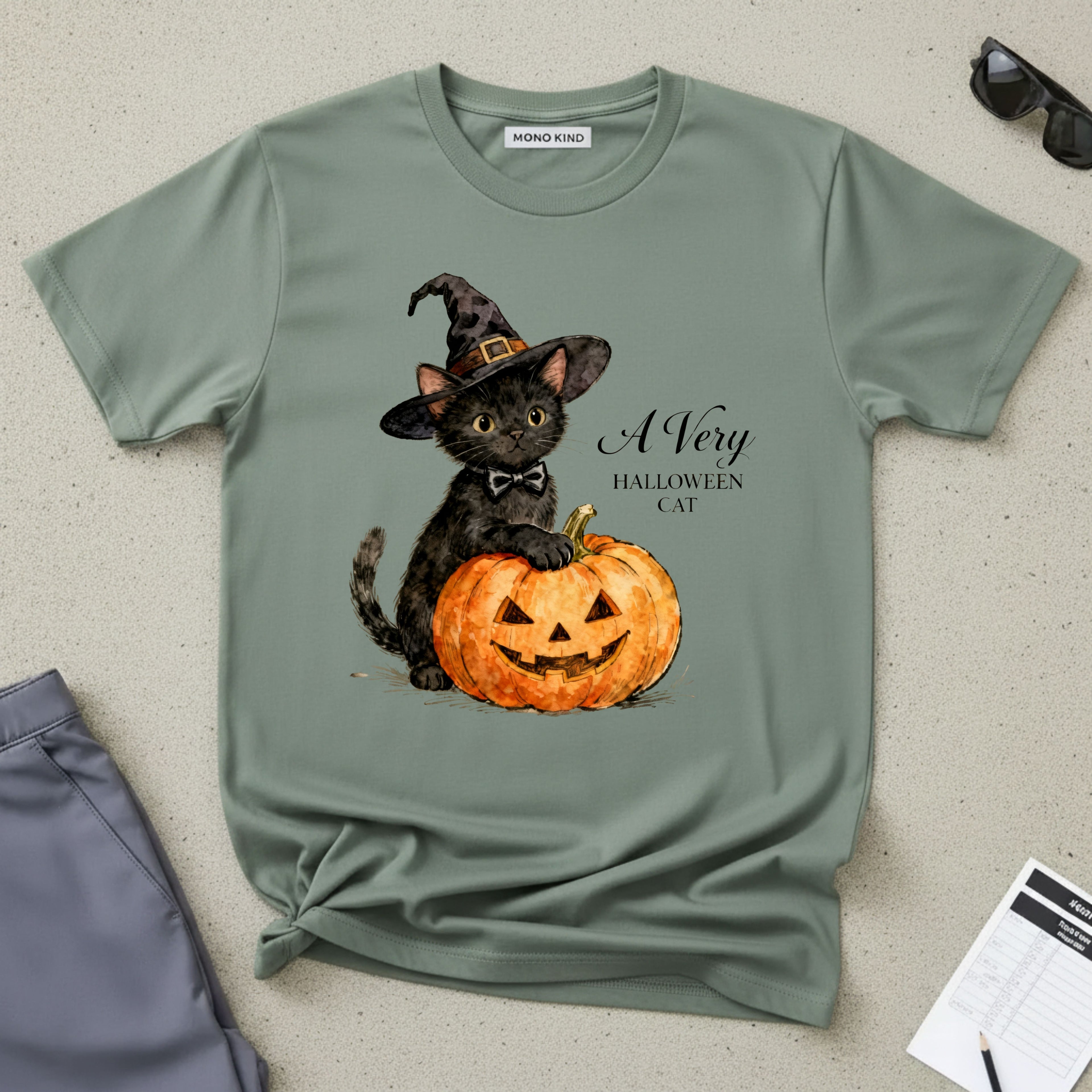 Halloween Kitten T Shirt