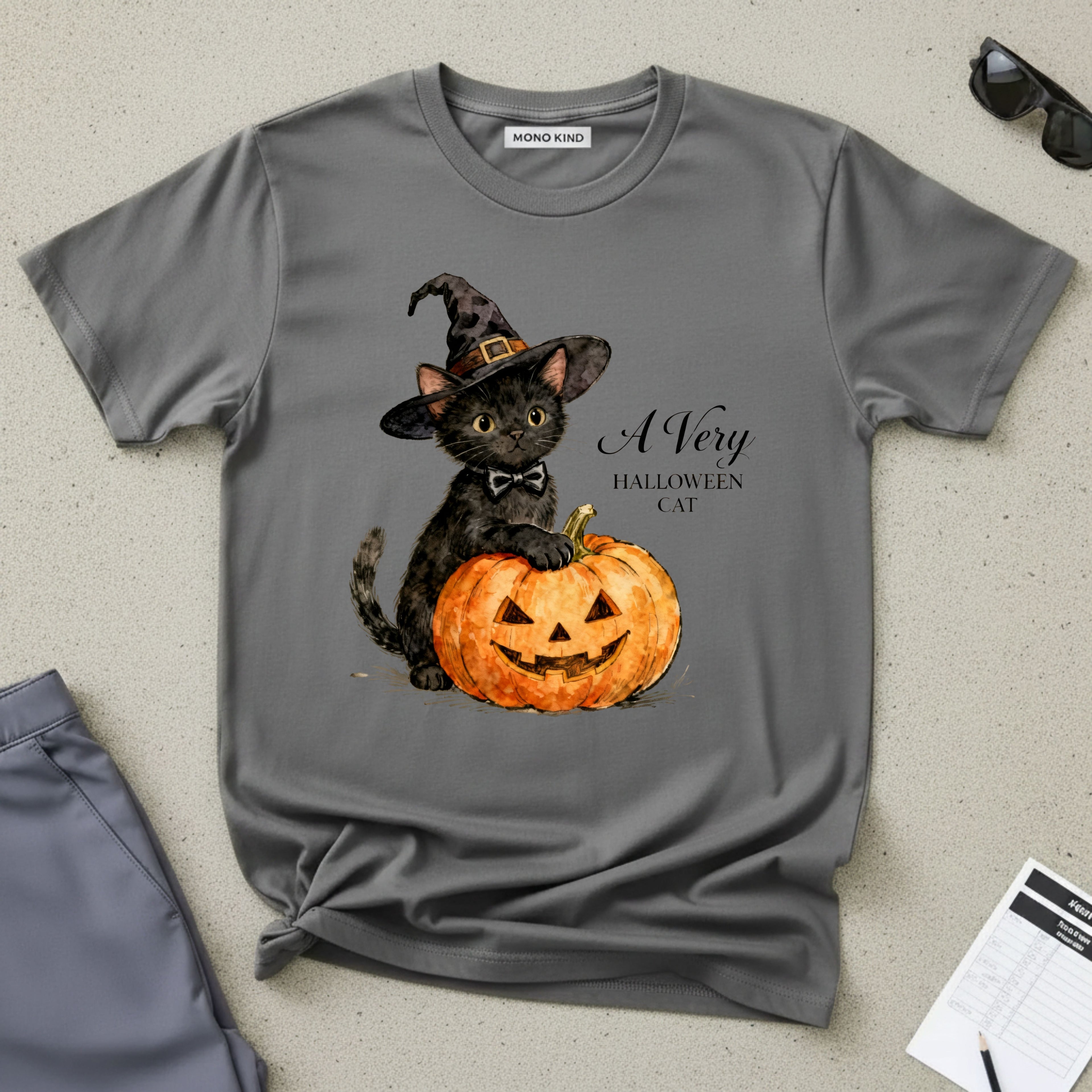 Halloween Kitten T Shirt
