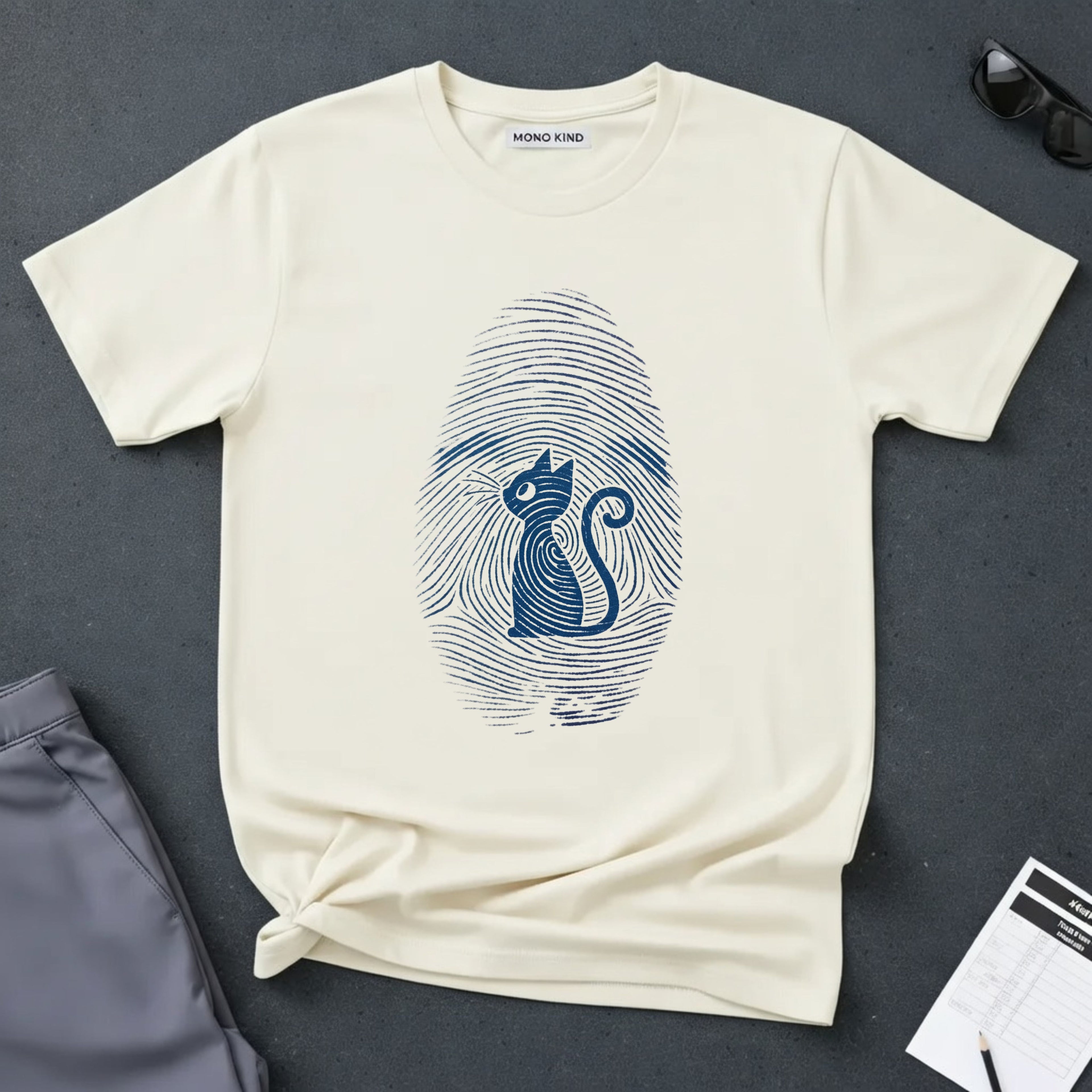 Fingerprint Cat T-Shirt