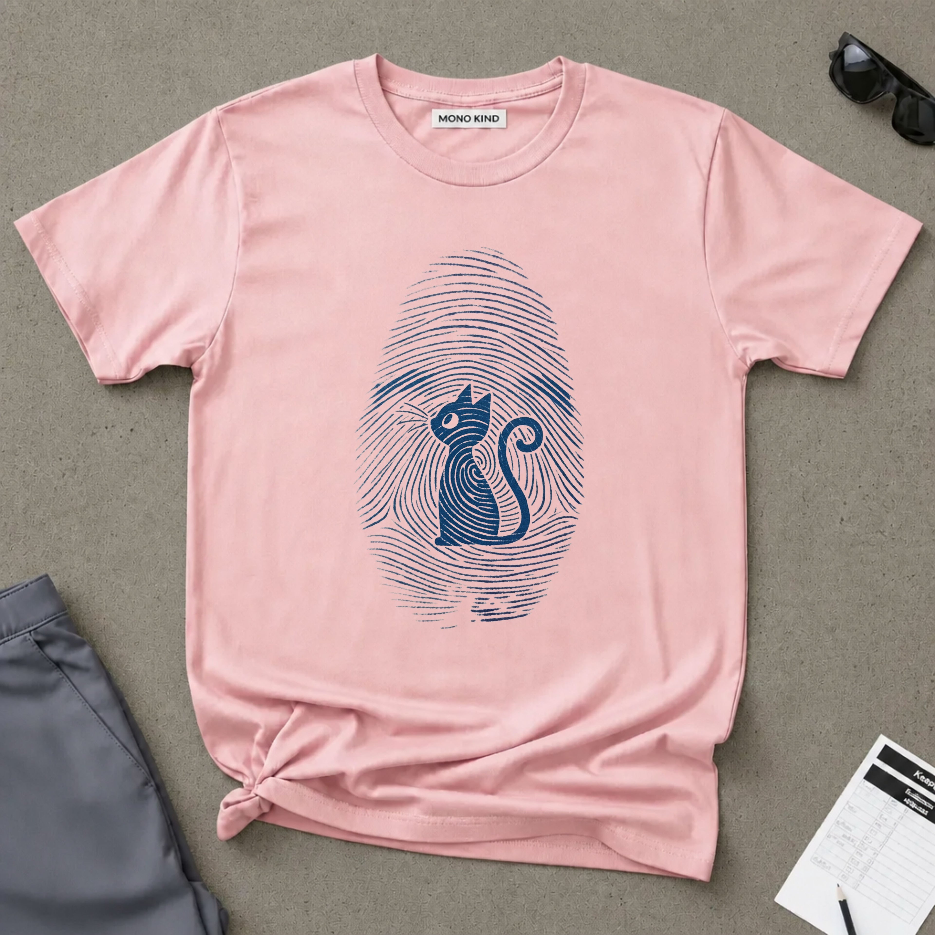 Fingerprint Cat T-Shirt