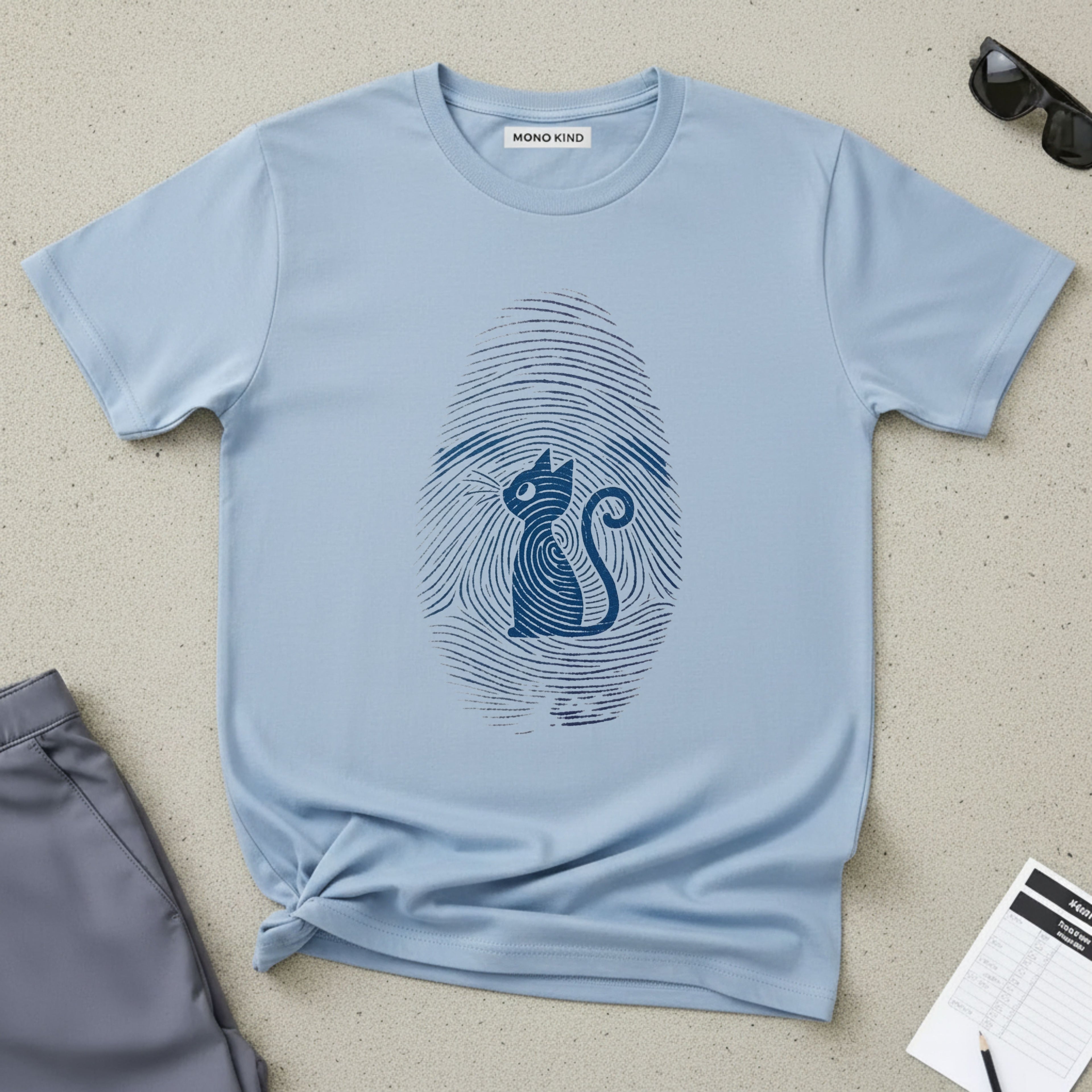 Fingerprint Cat T-Shirt